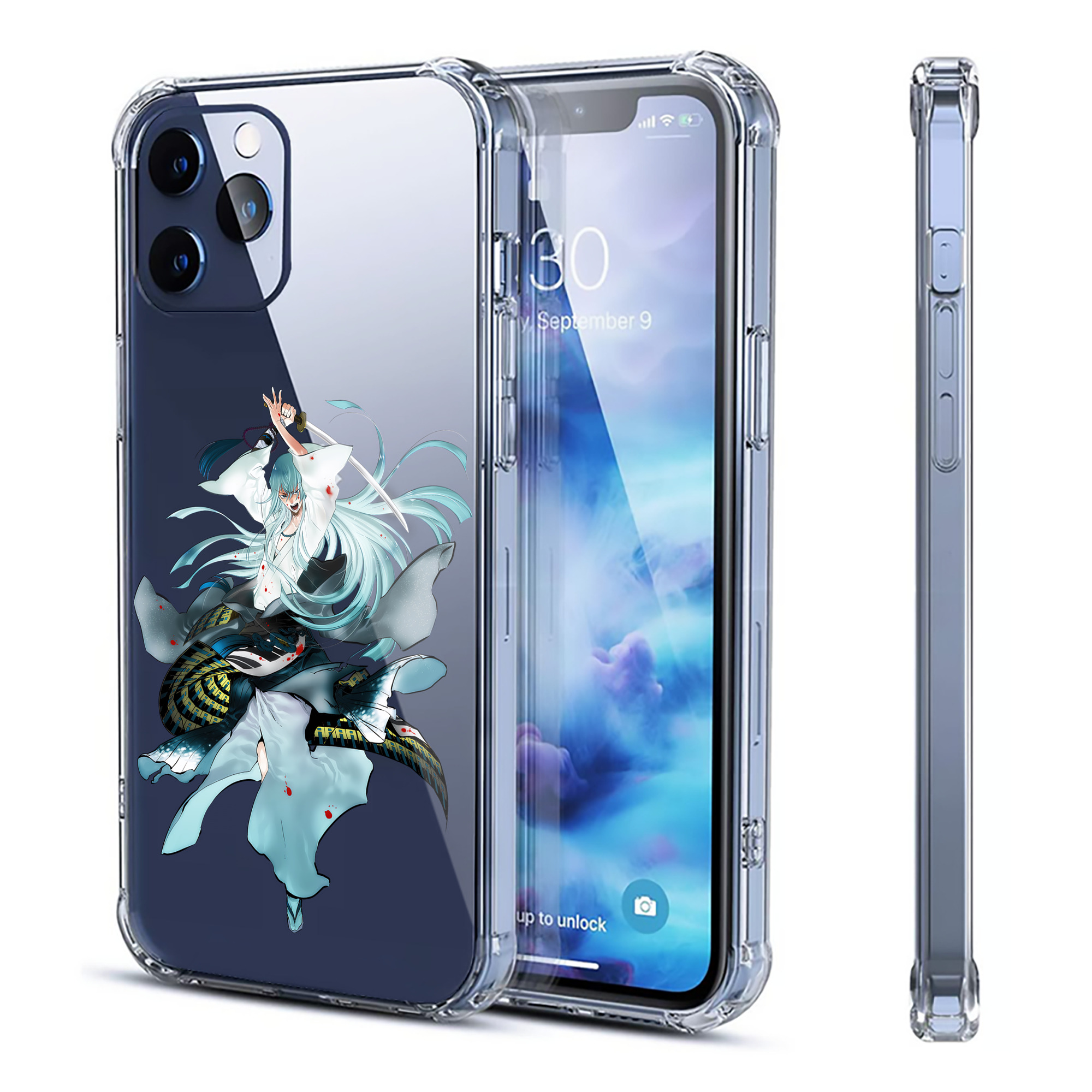 （画像用） 刀剣乱舞 Touken Ranbu 【iPhone 12シリーズ対応】透明スマホケース（クリアソフトケース）